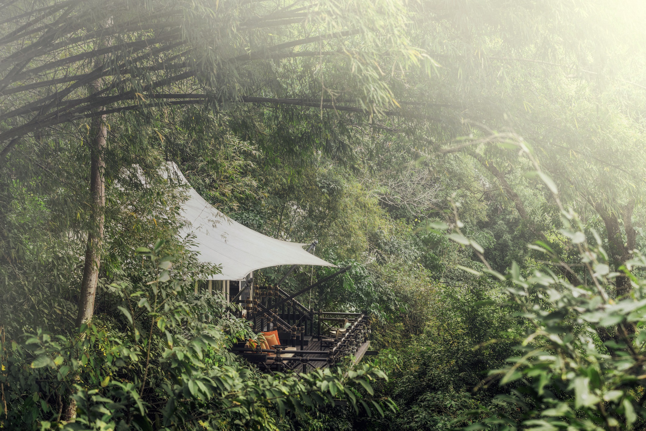 Tent exterior